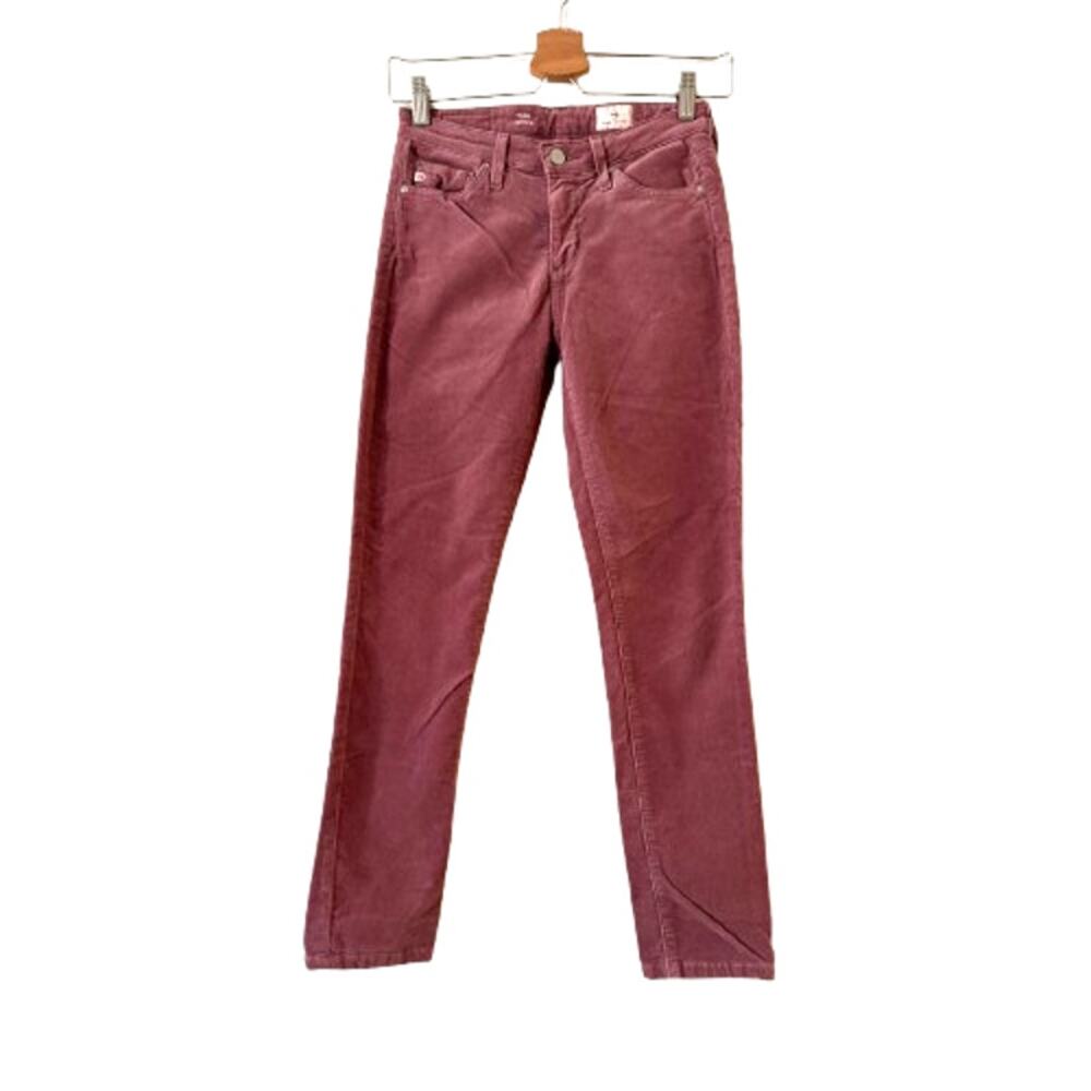 AG Adriano Goldschmied Prima Cigarette Leg Jeans 24R Skinny Corduroy 5-Pocket
